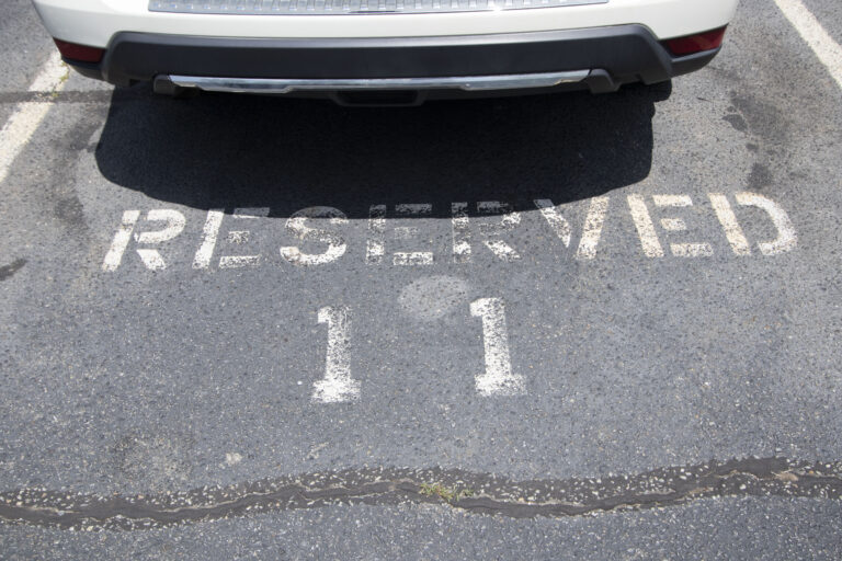 Reserved Parking Spaces